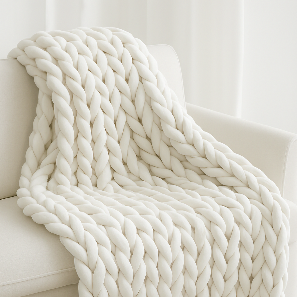 Tyngdetæppe fra NordiskPuls som idé til at lindre ventetid på udredning for autisme.