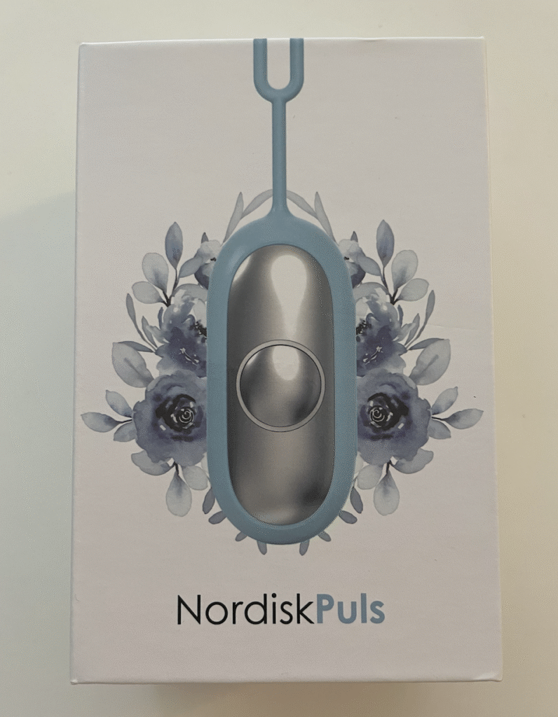 Foto af emballagen til Nordisk Puls / Pulsen, som jeg har erfaring med.