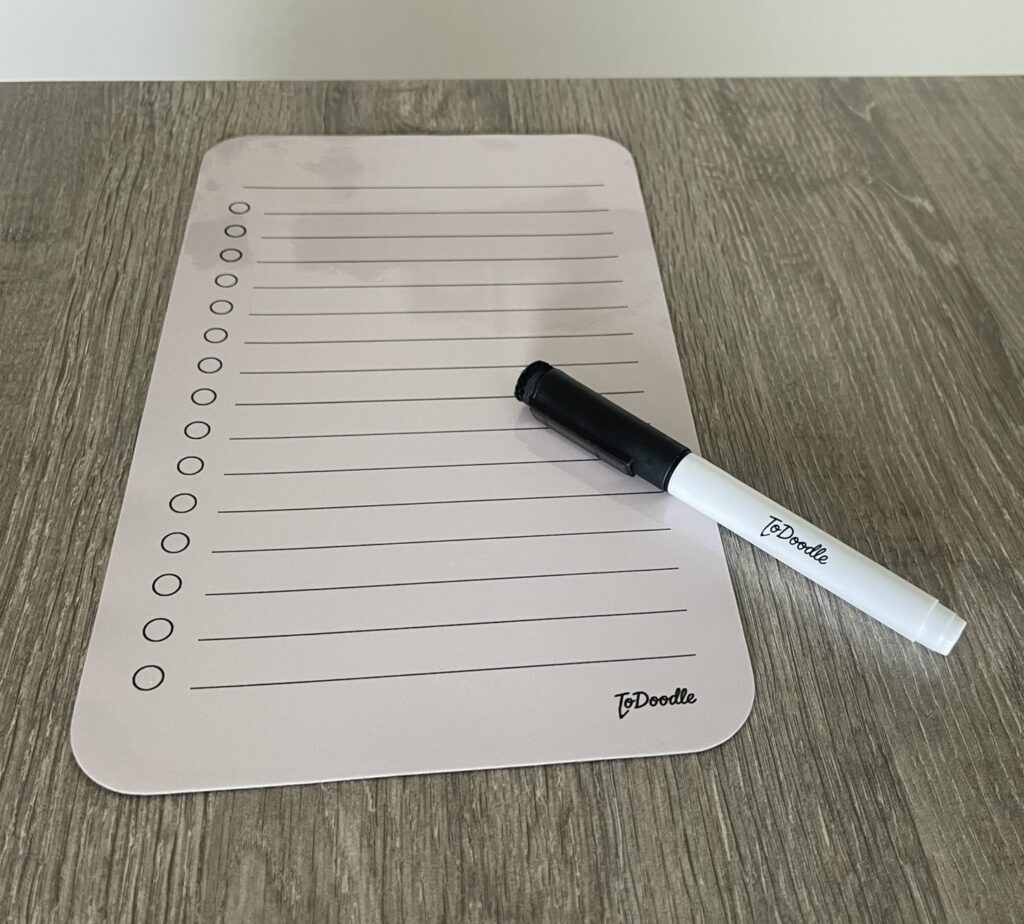 Genbrugelig to-do-liste til at skabe overblik i familielivet med autisme og planlægning.